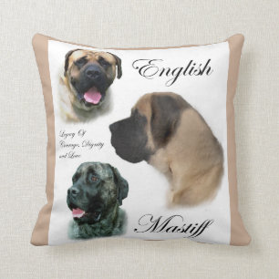 Coussin Art anglais de mastiff