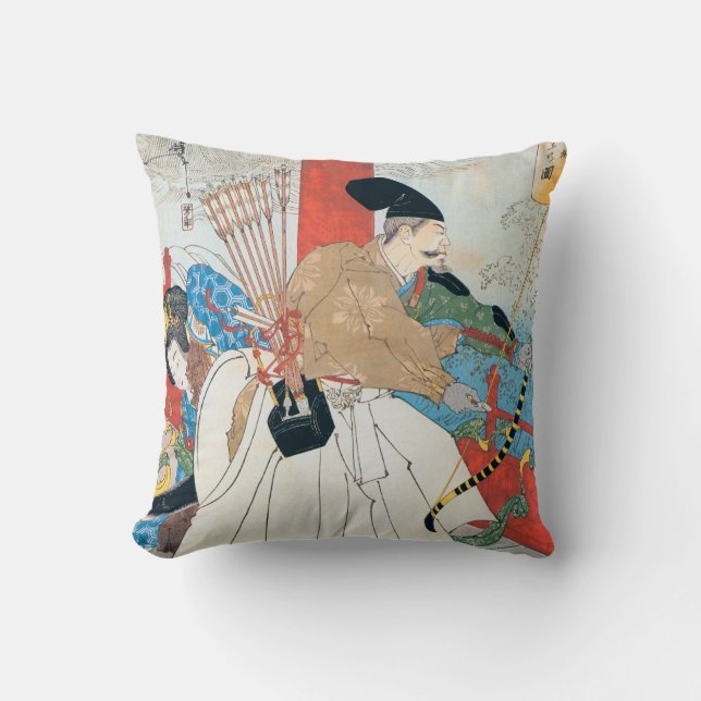 Coussin Art antique d'Archer de Japonais (Recto)