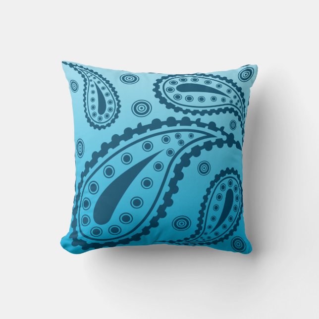 Coussin Art bleu (Recto)