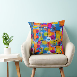 Coussin Art coloré