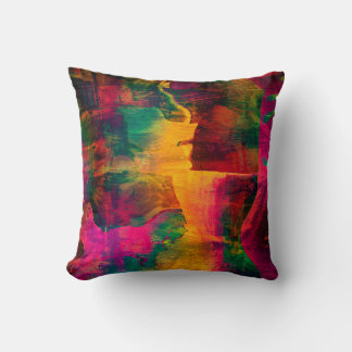 Coussin art coloré abstrait papier vif fond d'art,