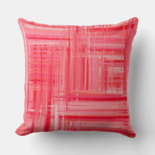 Coussin Art couleur rose chaud