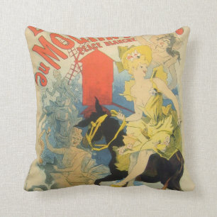 Coussin Art d'affiche de Toulouse Lautrec