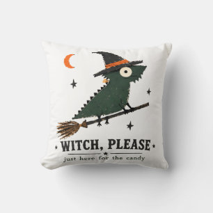 Coussin Art de dragon barbu sorcière, s'il vous plaît