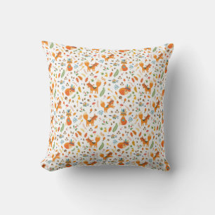 Coussin Art de la flèche aux plumes de renards tribaux aut