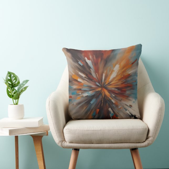 Coussin Art de la peinture abstraite (Chaise)