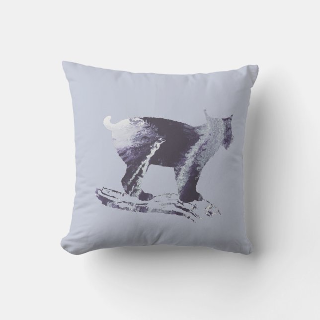 Coussin Art de Lynx (Recto)