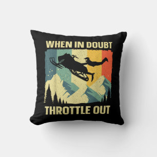 Coussin Art de motoneige cool pour hommes femmes enfants m