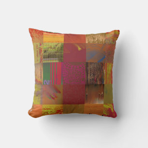 Coussin Art de pannes de mélangeur de mots Abstrait Corrup