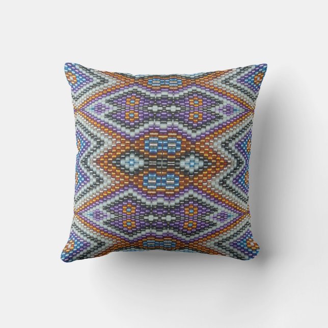 Coussin Art de perles du Sud-Ouest (Verso)