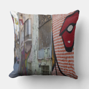 Coussin Art de rue dans la rue Calle de la Libertad