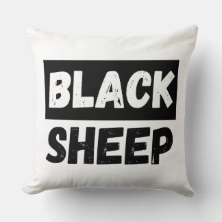 Coussin Art de rue rebelle à l'anglais détresse gras Mouto