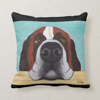 Coussin Art de St Bernard - pouvez-vous résister à ce