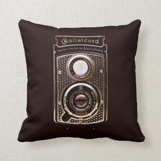 Coussin Art déco antique de rolleicord d'appareil-photo