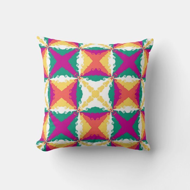 Coussin Art Déco Art rétro Abstrait (Recto)