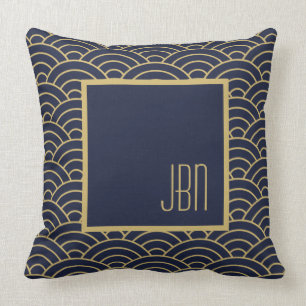 Coussin Art Déco Gatsby Style 1920 semiccles sur mesure