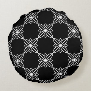 Coussin Art Déco Moderne Noir Et Blanc