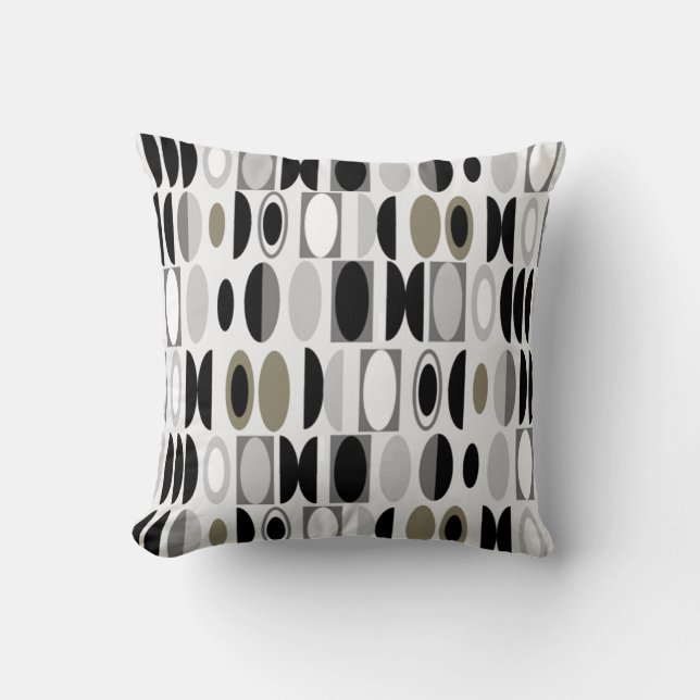 Coussin Art Deco Ovals  (Recto)