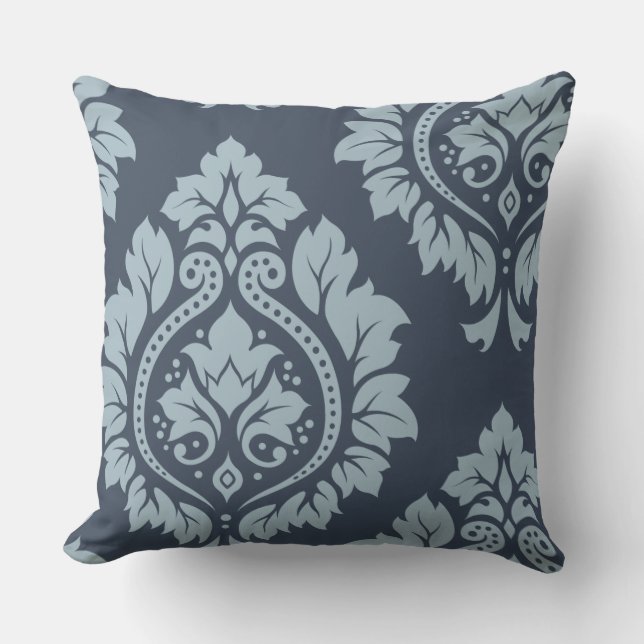 Coussin Art décoratif I de damassé - allumez sur (Recto)