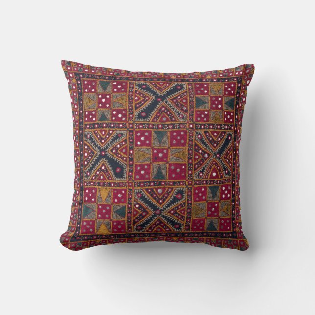 Coussin Art Décoratif Indien (Recto)