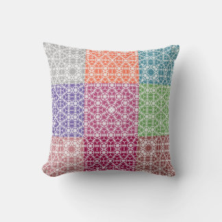 Coussin Art design rétro sans soudure abstrait