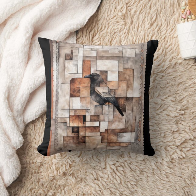 Coussin Art du Sud-Ouest : Le Corbeau entend les ancêtres (Couverture)