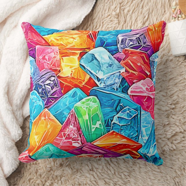 Coussin Art en grappes cristallines (Couverture)