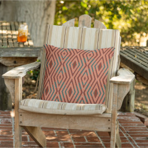 Coussin Art et couleur de motif tribal sud-ouest américain