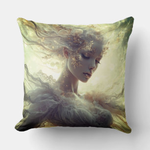 Coussin Art Féminin Céleste Luxueux, Élégant