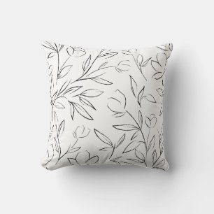 Coussin Art Floral Line