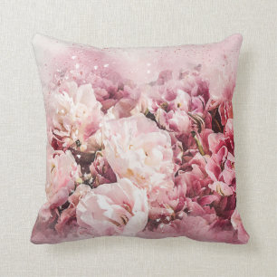 Coussin Art floral vintage