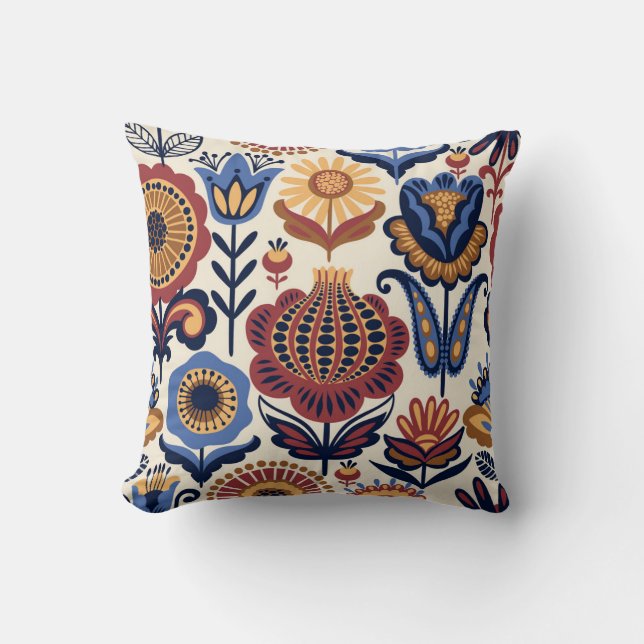 Coussin Art folklorique (Recto)