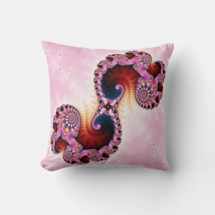 Coussin Art fractal Gemini