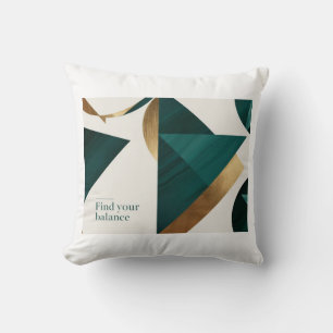 Coussin Art géométrique Abstrait minimaliste moderne