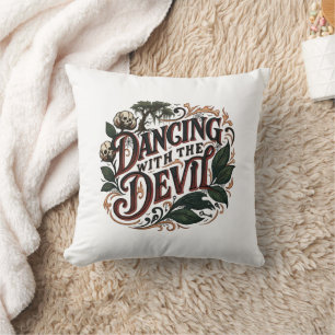 Coussin Art gothique Dansant avec le diable
