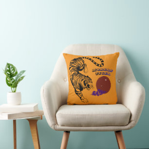Coussin Art graphique du tigre moderne