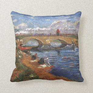 Coussin Art impressionniste de cru de peintre de Van Gogh