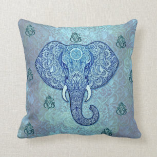 Coussin Art indien lord-Ganesh-Elephant