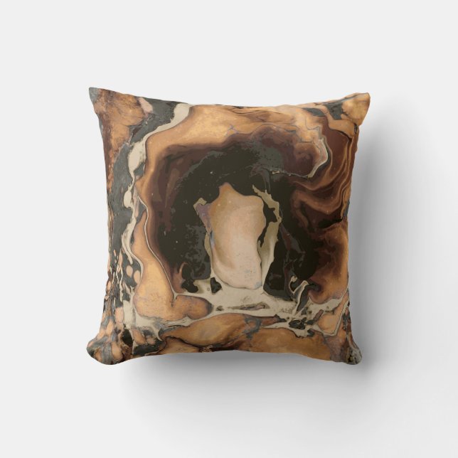 Coussin Art liquide de peinture de vieille texture de (Recto)