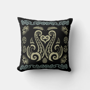 Coussin Art maori néo-zélandais