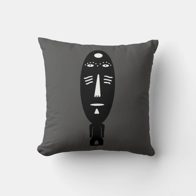 Coussin art moderne abstrait contemporain  (Recto)