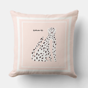 Coussin Art moderne chic Leopard Pop