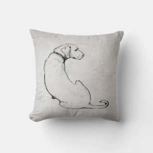 Coussin Art Moderne de Chien Labrador 