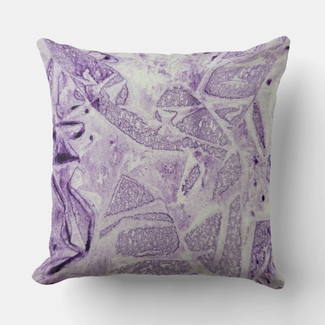 Coussin Art Moderne Violet (Recto)