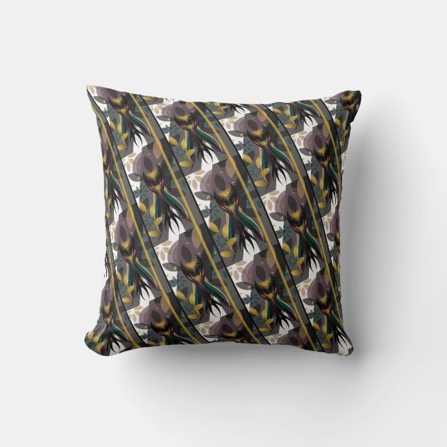 Coussin Art mural féminin (Recto)