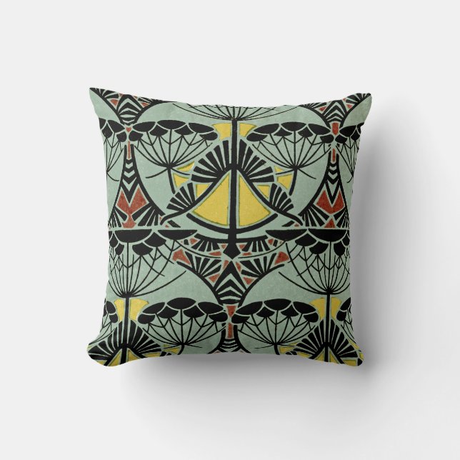 Coussin Art Nouveau Design #5 @ VictoriaShaylee (Recto)