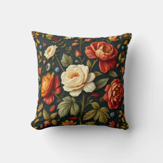 Coussin Art Nouveau Floral - Vivre en pleine floraison