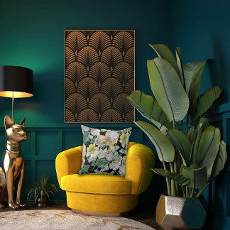 Coussin Art Nouveau Garden Muse Design