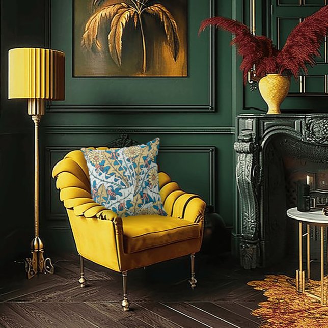 Coussin Art Nouveau Garden Muse Design (Créateur téléchargé)