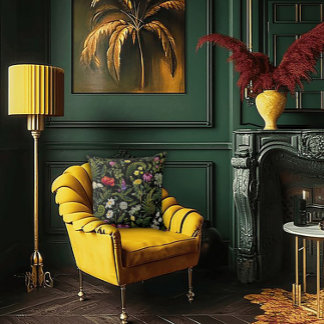 Coussin Art Nouveau Garden Muse Design